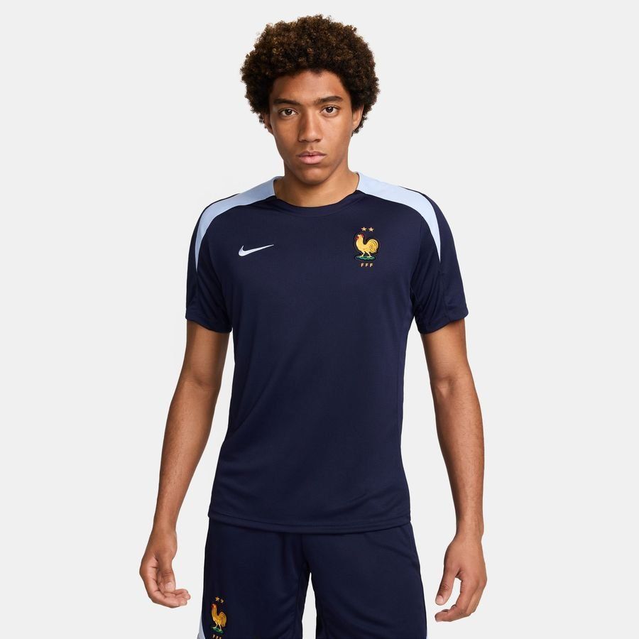 France T-shirt d'Entraînement Dri-FIT Strike - Bleu/Bleu