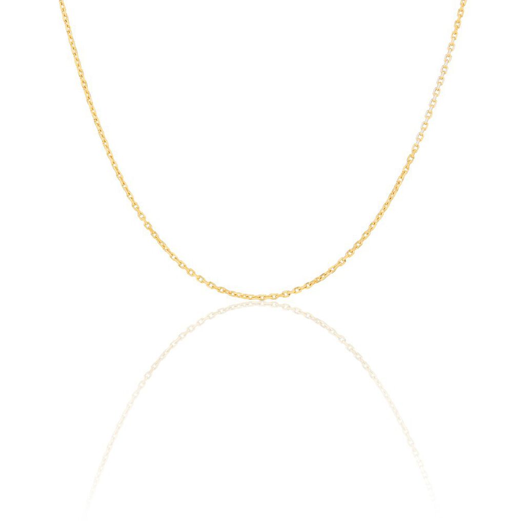 Chaîne Igoa Maille Forçat Diamantee Or Jaune