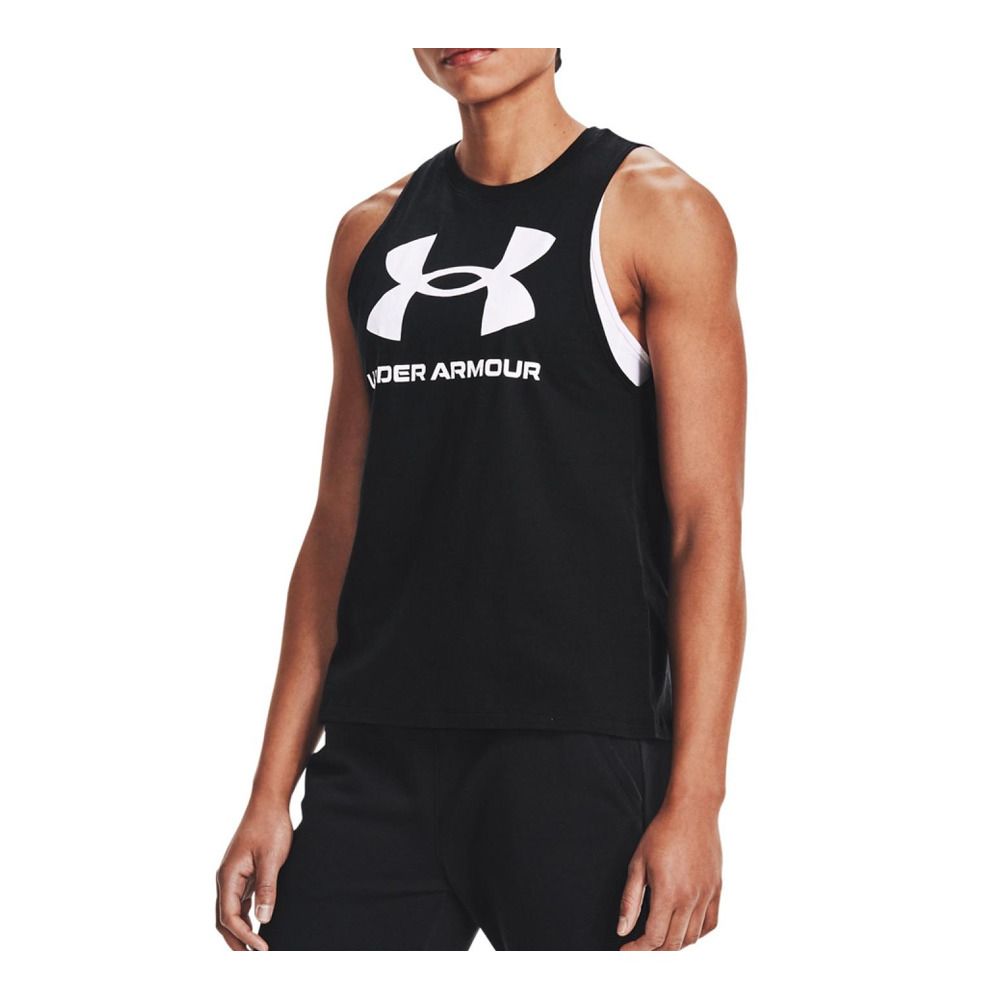 Under Armour UA LIVE SPORTSTYLE - Débardeur Femme black/white