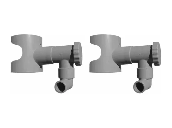 Récupérateur d'eau pour gouttière circulaire (Lot de 2)