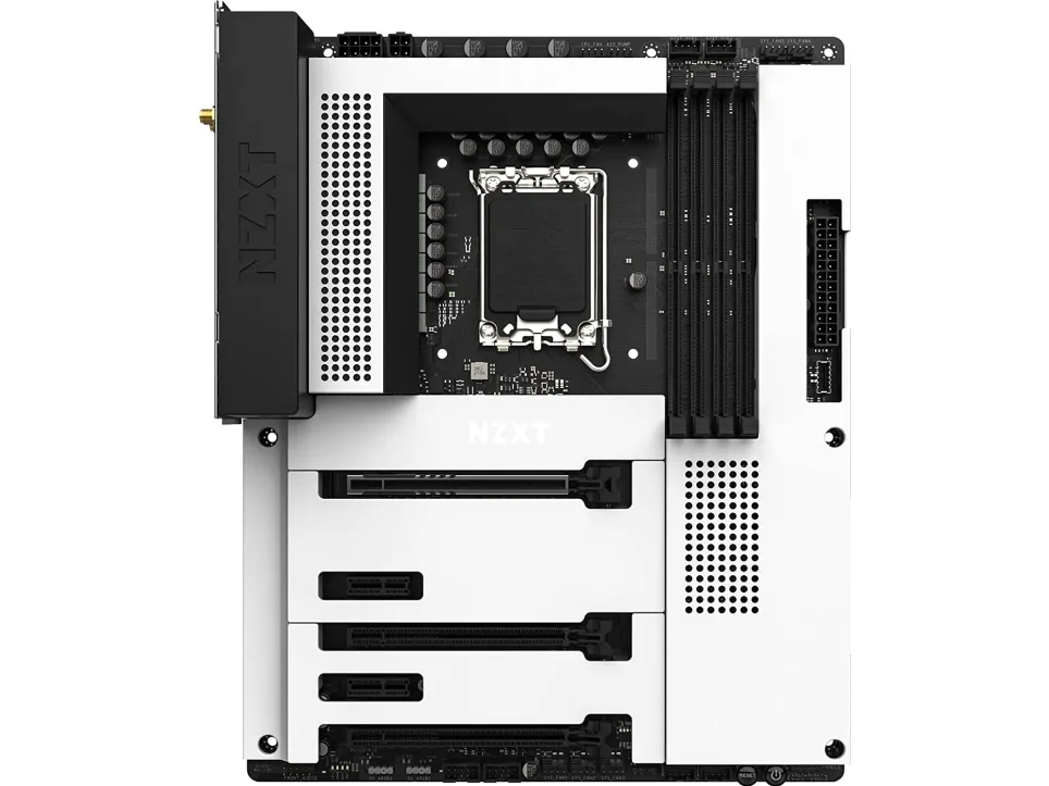 NZXT N7 Z790 - Bundkort - ATX - LGA1700 sokkel - Z790 Chipset - USB 3.2 Gen 2, USB 3.2 Gen 1, USB-C 3.2 Gen 2x2 - 2.5 Gigabit LAN - onboard grafik (CPU påkrævet) - HD Audio (8-kanaler)