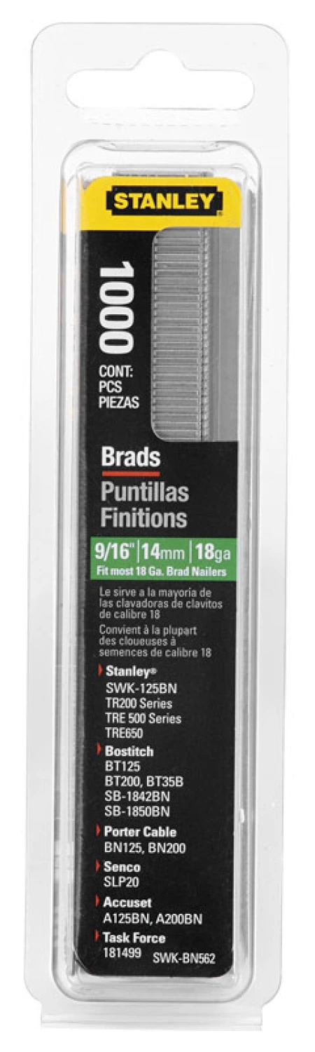 Stanley 1-SWK-BN0625T Nagels - J type - 15mm (1000st)