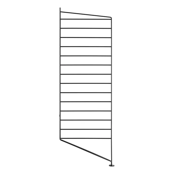 String Furniture Montant de sol 85x30 cm - Set de 2 | Noir