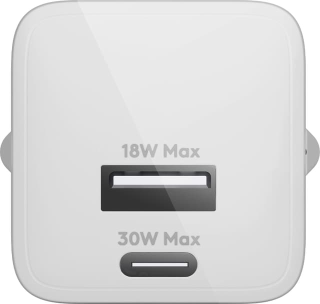 Dbramante1928 30W USB-C 18W USB-A vægoplader (hvid)