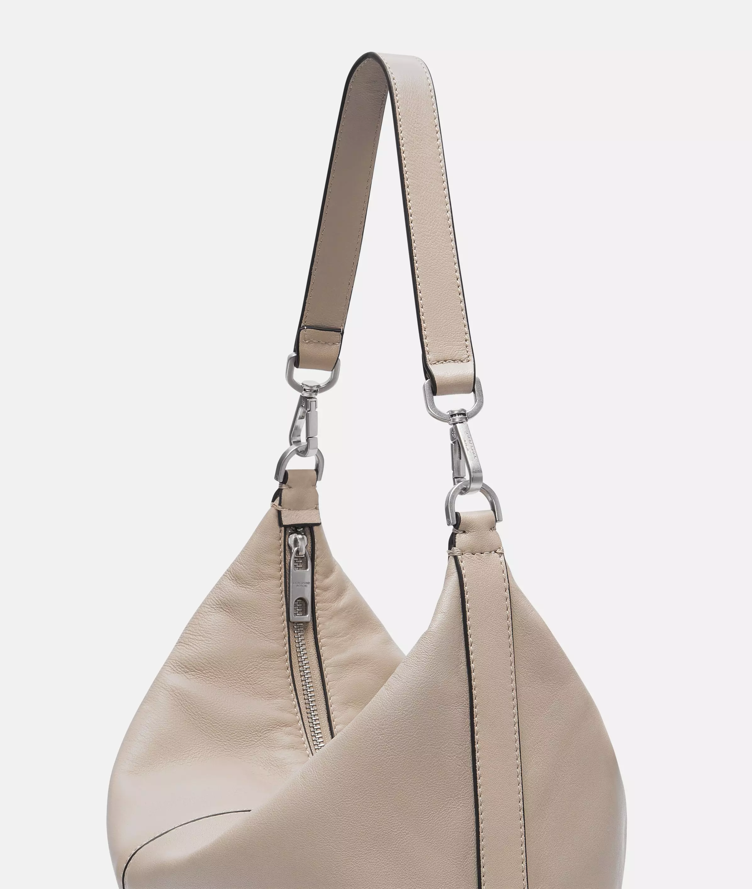 Paris Hobo M Spacious leather hobo bag