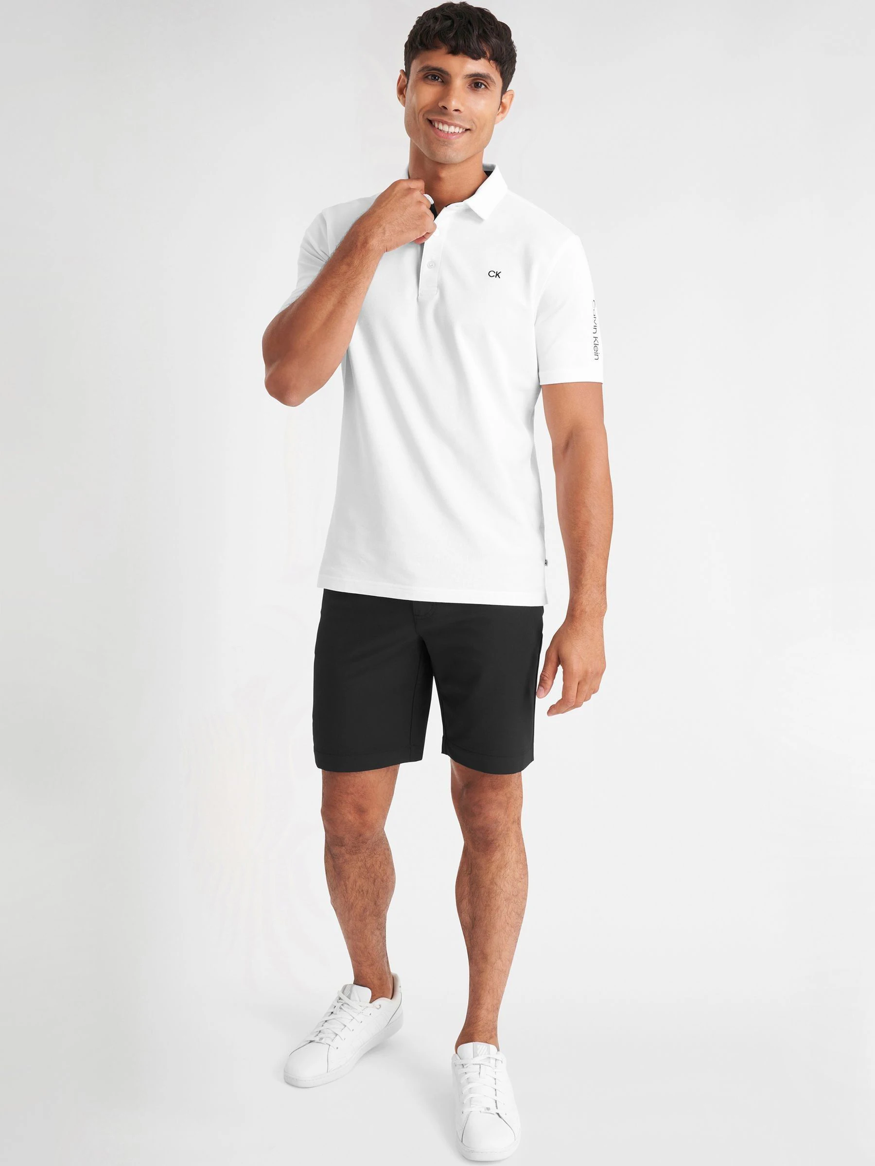 Wit - Calvin Klein Golf Uni poloshirt