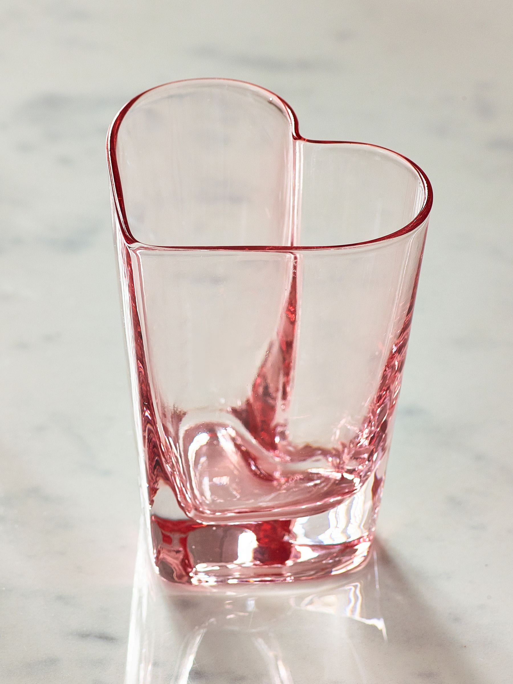 Set van 2 whiskyglazen met hart