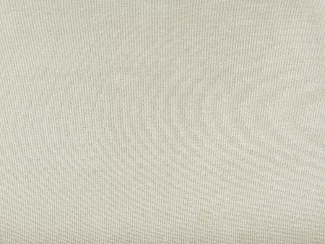 Lot de 2 tabourets de bar en tissu et métal noir - Hauteur réglable - Beige - NORIEL