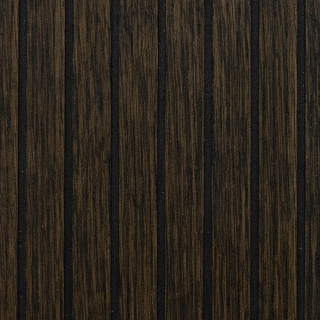 Gliss Design kleurstaal eiken charcoal ribbelfront