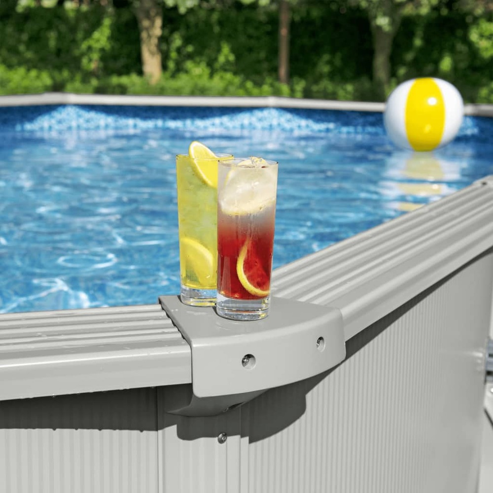 Piscine encadrée hors sol ovale hydrium 610x360x120 cm