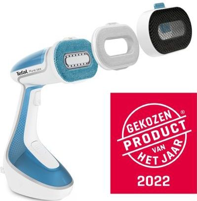 Tefal - Pure Tex - Kledingstomer - Wit - Multi-pad-systeem