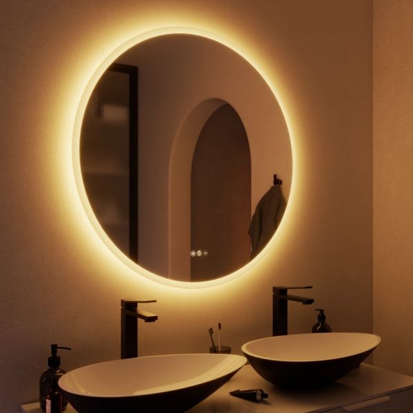 Sensea Espelho com Iluminação led 90 cm Transparente Neo Line