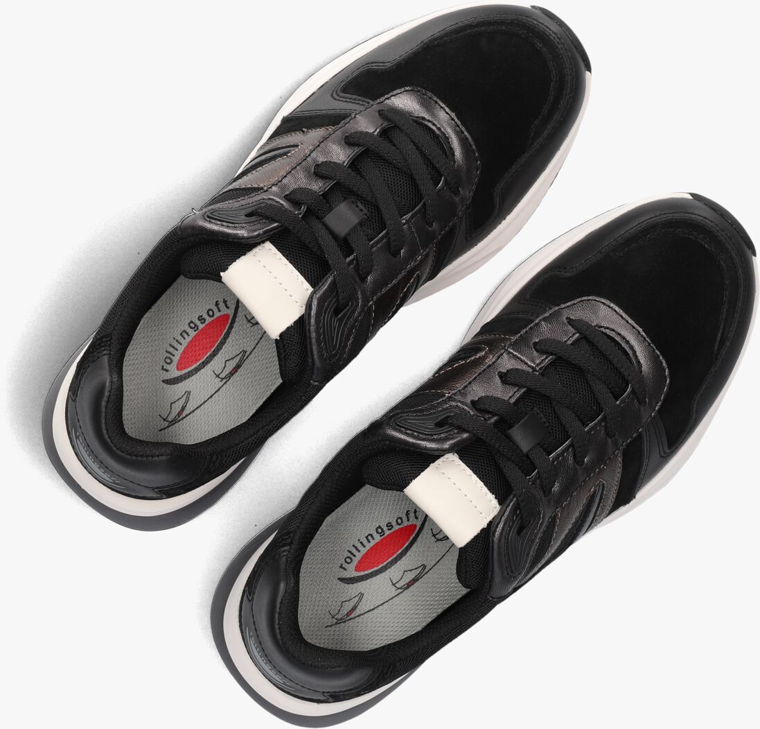 zwarte gabor lage sneakers 845.1 rollingsoft