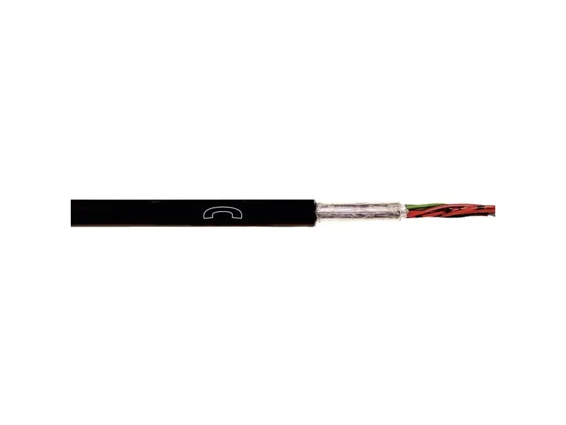 LAPP 1591153/100 Telefonkabel A-2Y(L)2Y 10 x 2 x 0.8 mm Sort 100 m