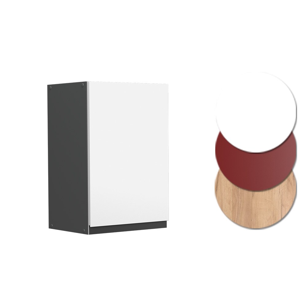 Vicco Hängeschrank Küchenschrank Küchenmöbel R-Line J-Shape Anthrazit Weiß 40 cm modern