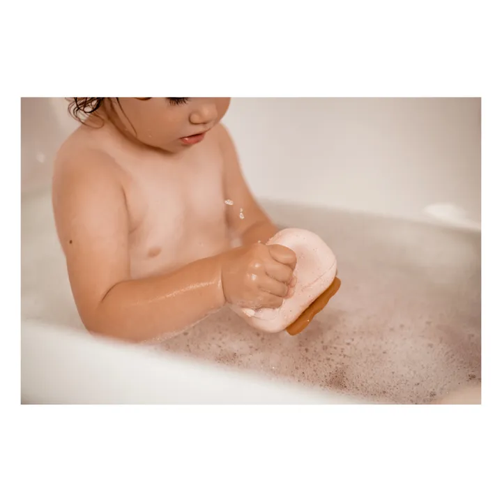 Hevea Coffret de jouets pour le bain upcyclés - Tortue & Baleine | Rose