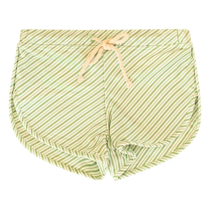 Ina Swim Short de Bain Mesa Rayé | Vert