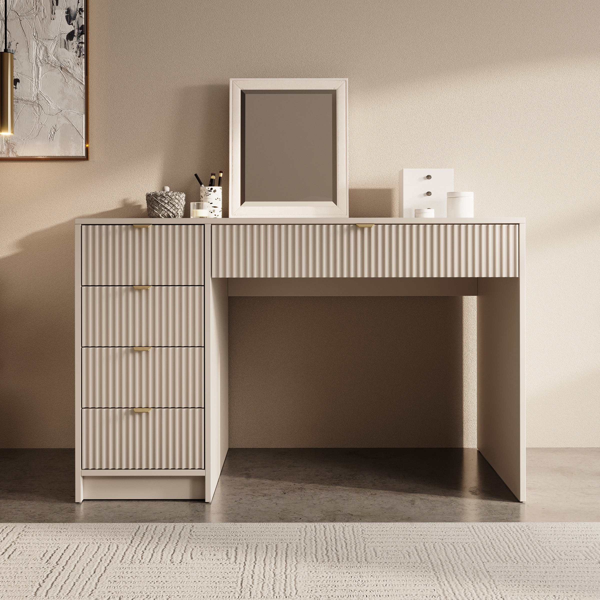 Tavares - Kaptafel - Beige - 120x55 cm