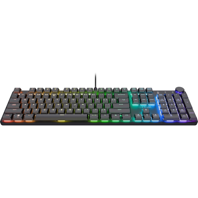 Trust GXT 866 Torix clavier Gaming USB Français Noir