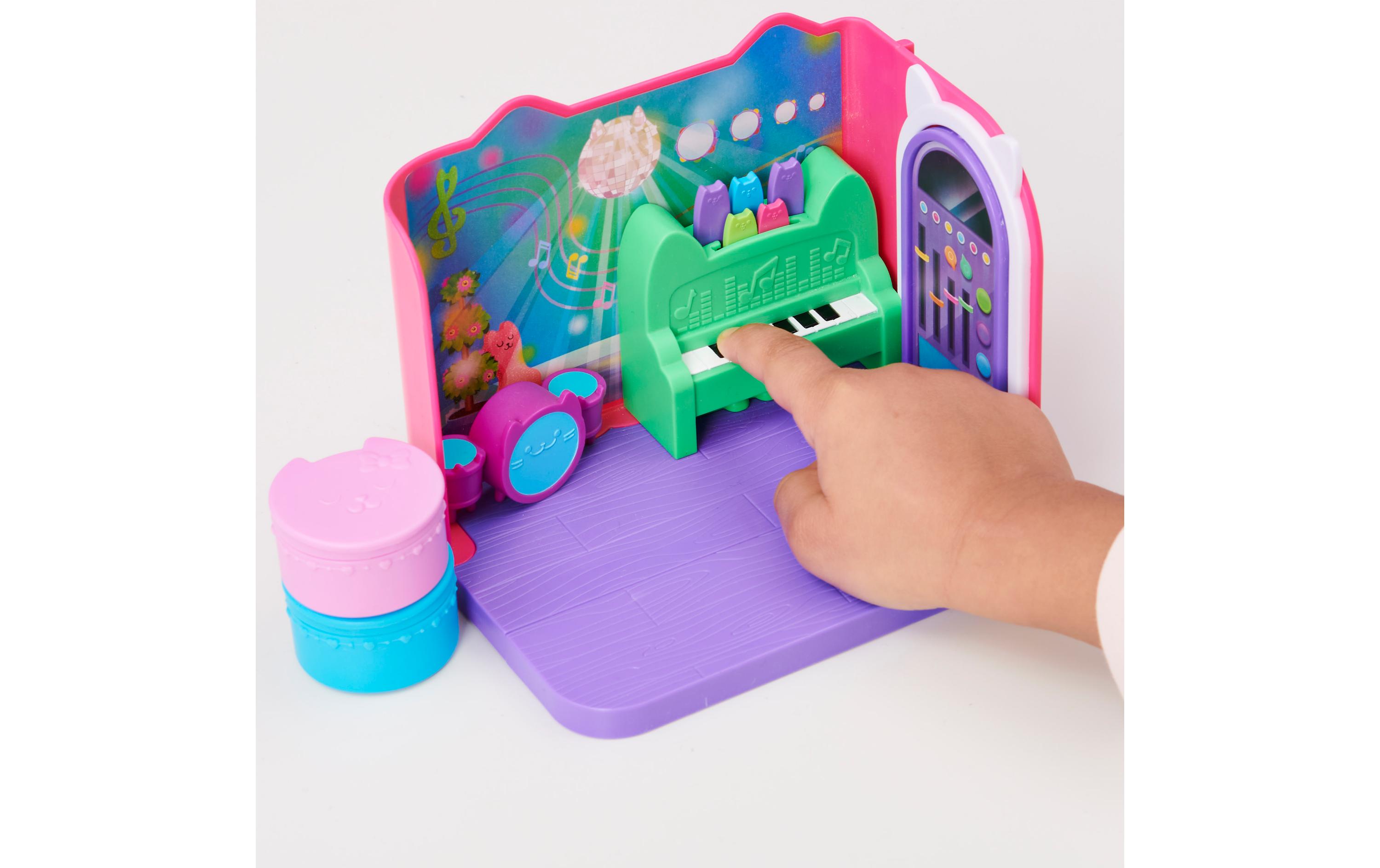 Gabby's Dollhouse Catnips Musikzimmer Deluxe RoomsDetailgetreues Deluxe Raum-Set