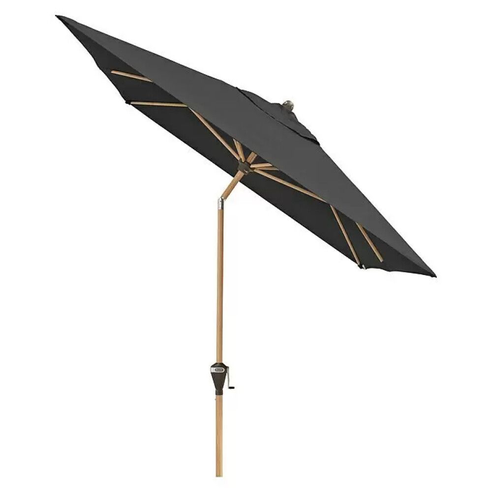 PARASOLL DOPPLER ALU WOOD ULTRA 300X200CM SVART