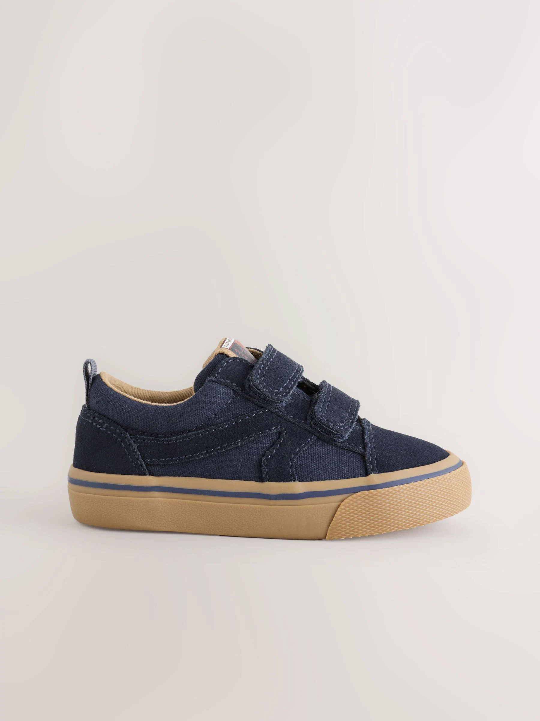Marineblauw - Klittenbandsluiting Skate Trainers