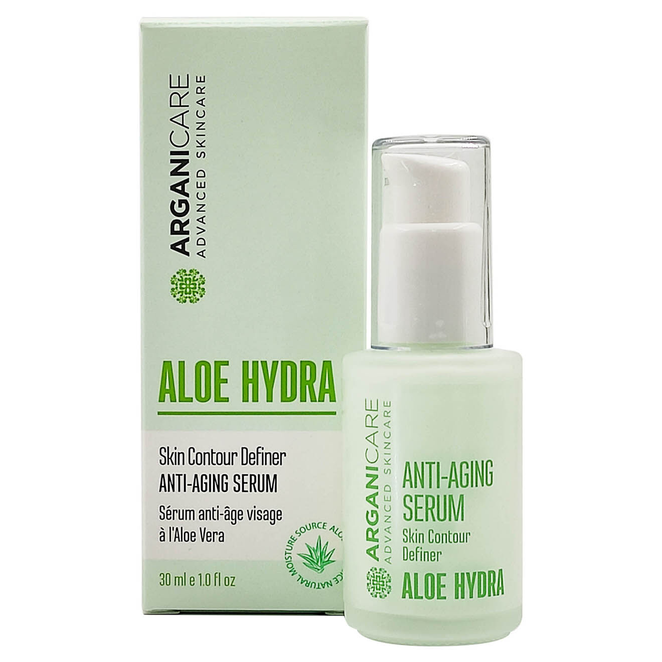 Arganicare Sérum anti-âge visage à l'Aloé Vera - 30 ml