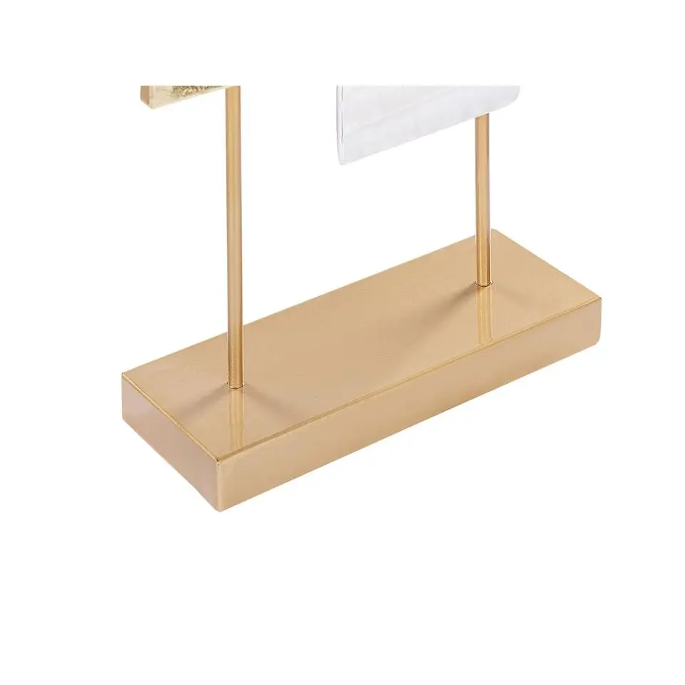 BORON - Decofiguur - Goud/Wit - Metaal