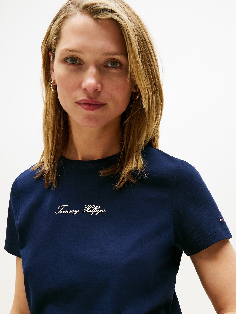 Camiseta TOMMY HILFIGER com gola redonda e mangas curtas