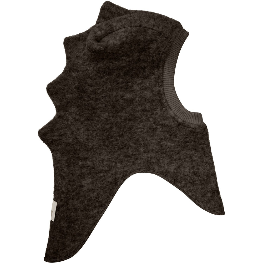 Køb Huttelihut Dark Brown Melange Elefanthue Triangles Uld