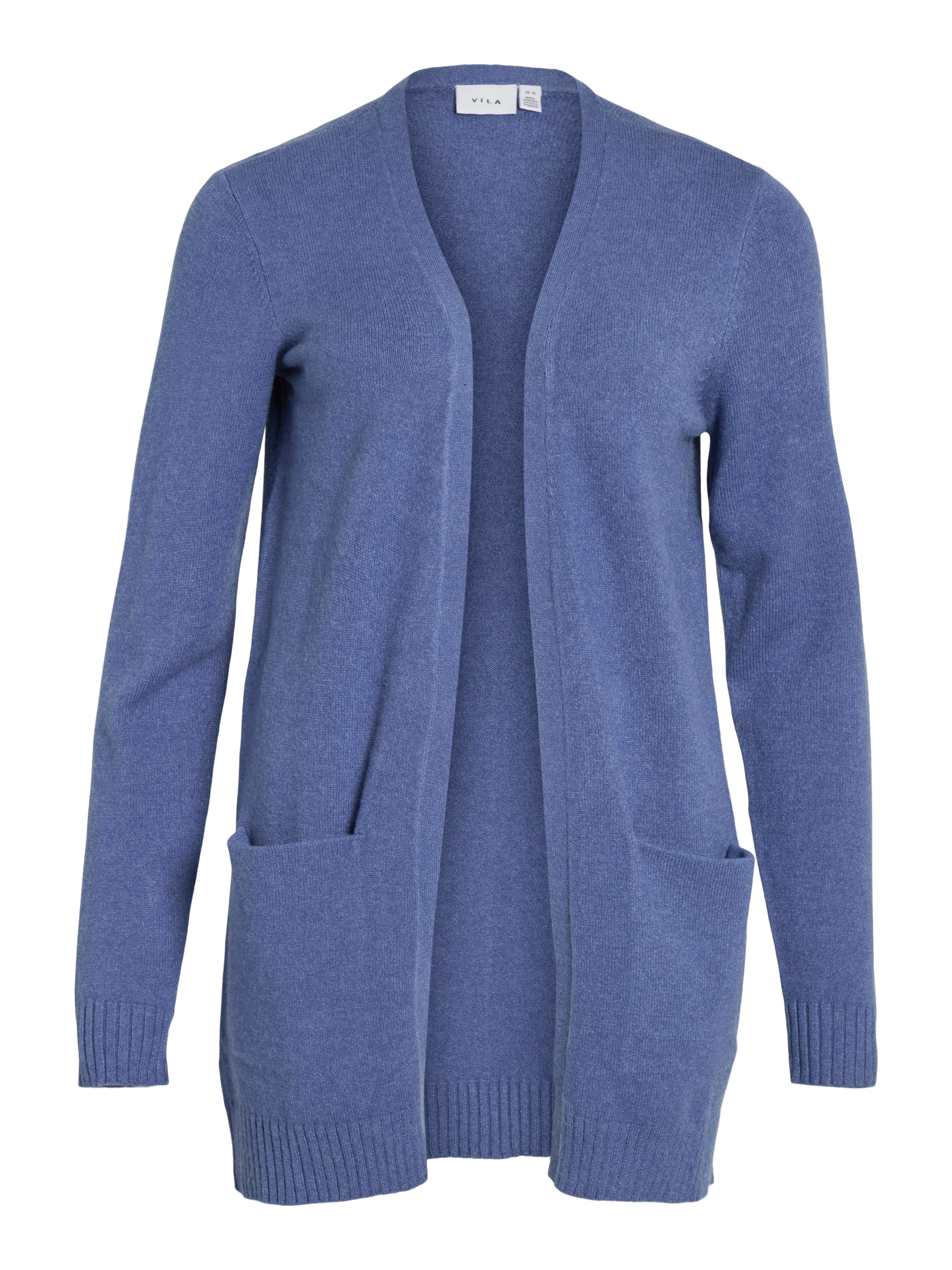 Vila  Viril open cardigan - Bijou Blue