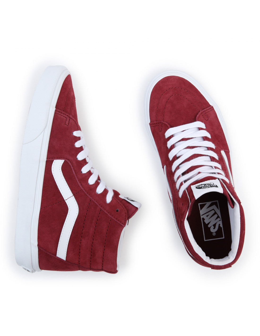 vans Sneakers montantes femme ua sk8-hi psde rouge