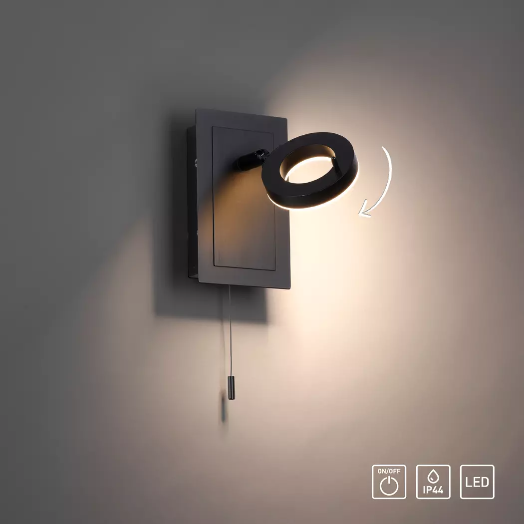 LED-Wandleuchte Sileda
