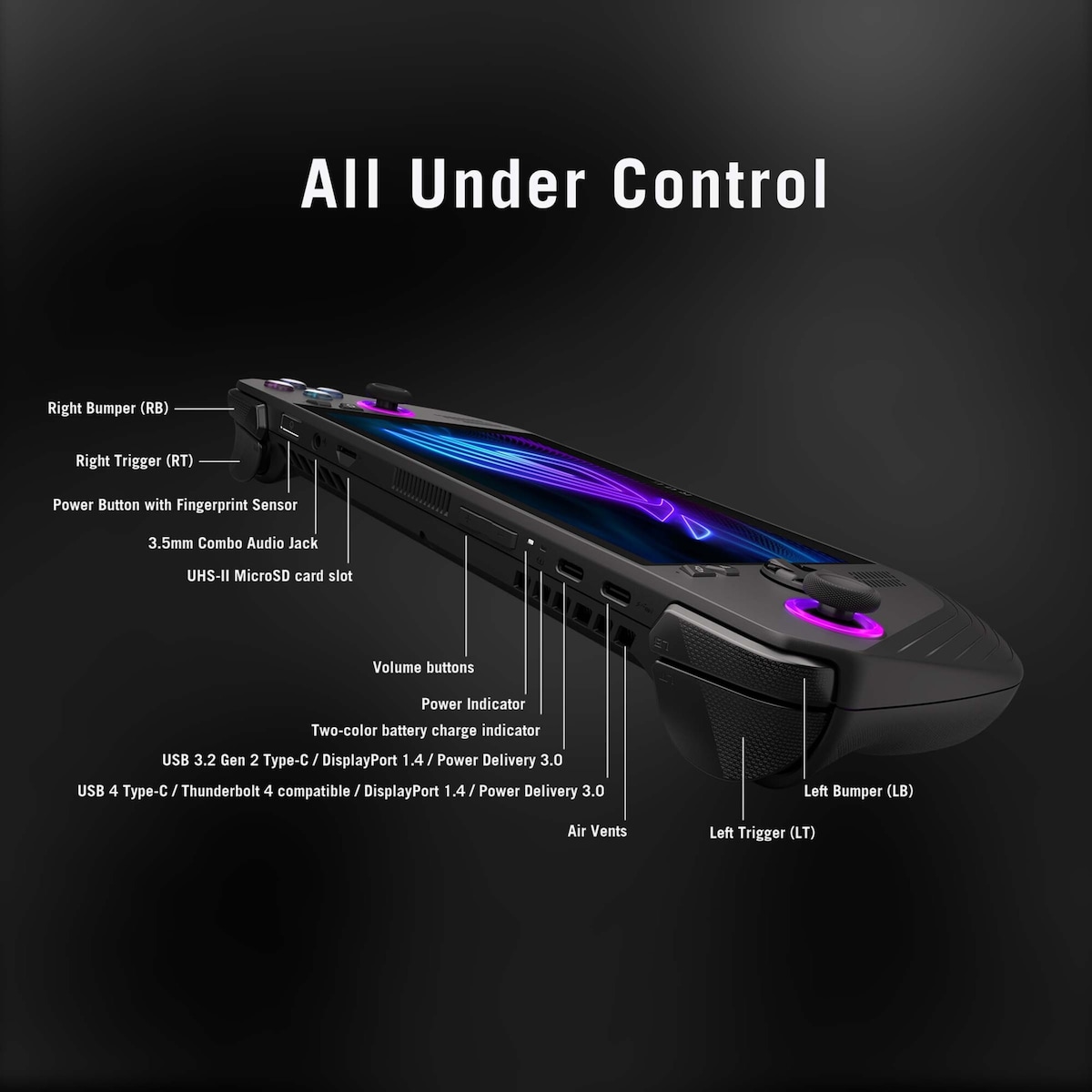 Asus ROG Ally X håndholdt spillmaskin