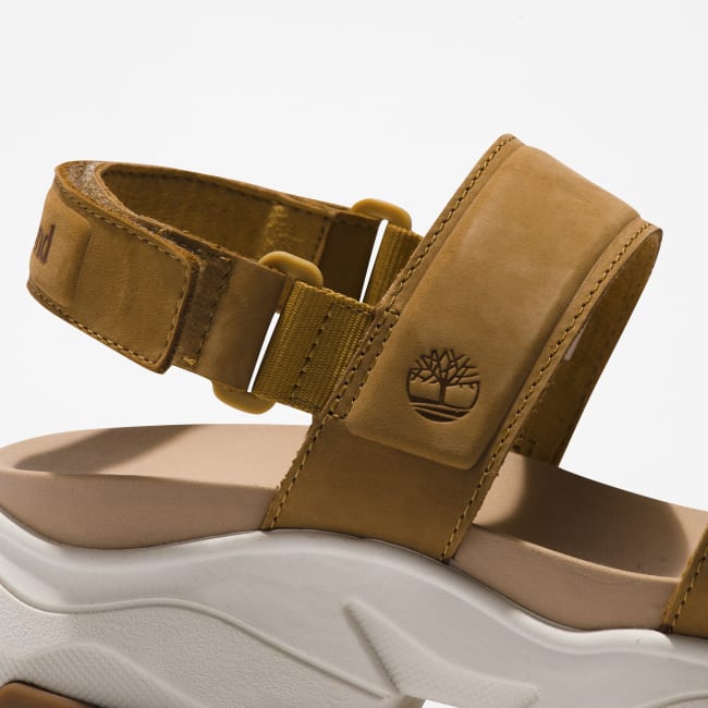 Sandalo a Doppia Fascia Adley Way da Donna in                giallo