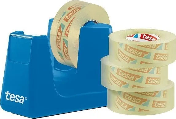 tesa Easy Cut Smart   tesafilm transparent 53908-00000-00 Tape Cyan (L x B) 33 m x 19 mm 1 Set