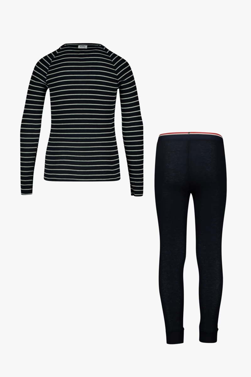 Odlo Active Warm Originals ECO Stripe Kinder Thermo Unterwäsche Set