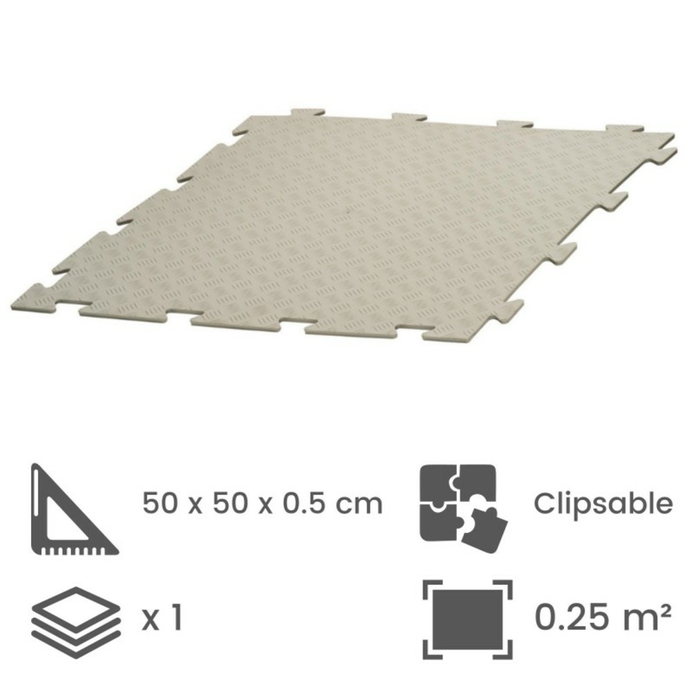 Dalle clipsable intérieur/extérieur motif 