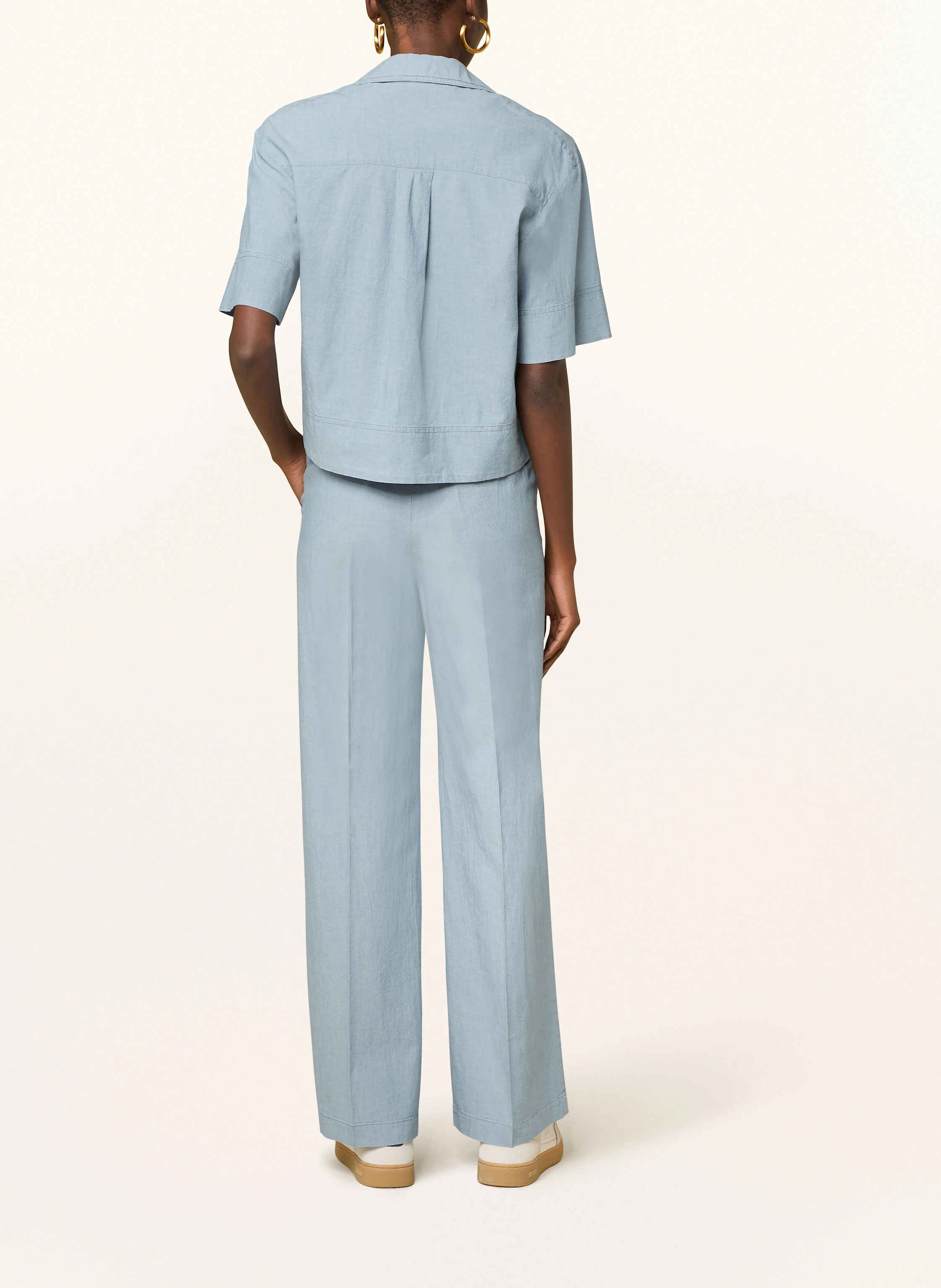 CIRCOLO 1901 Bluse in Jeansoptik