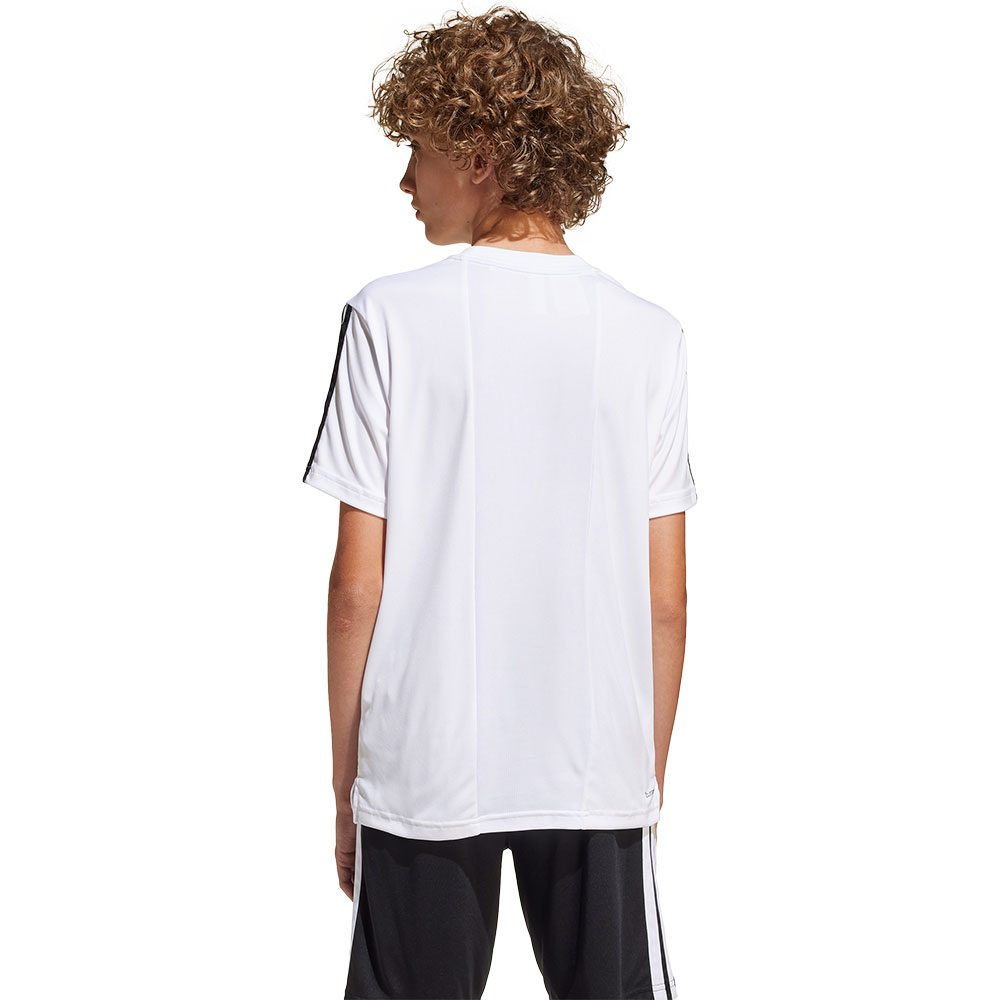 adidas Train Essentials 3-Streifen T-Shirt Kinder white