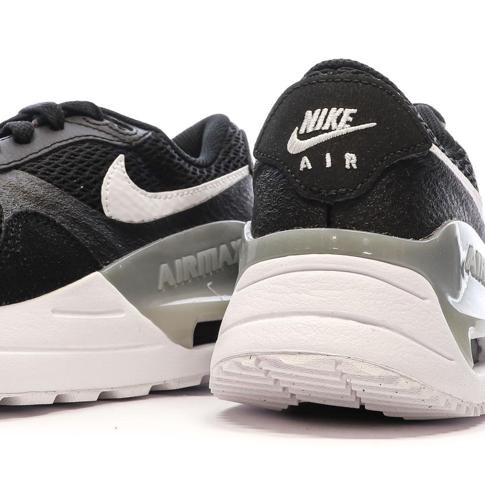 Nike Baskets Noires/Oranges Femme Nike Air Max Systm