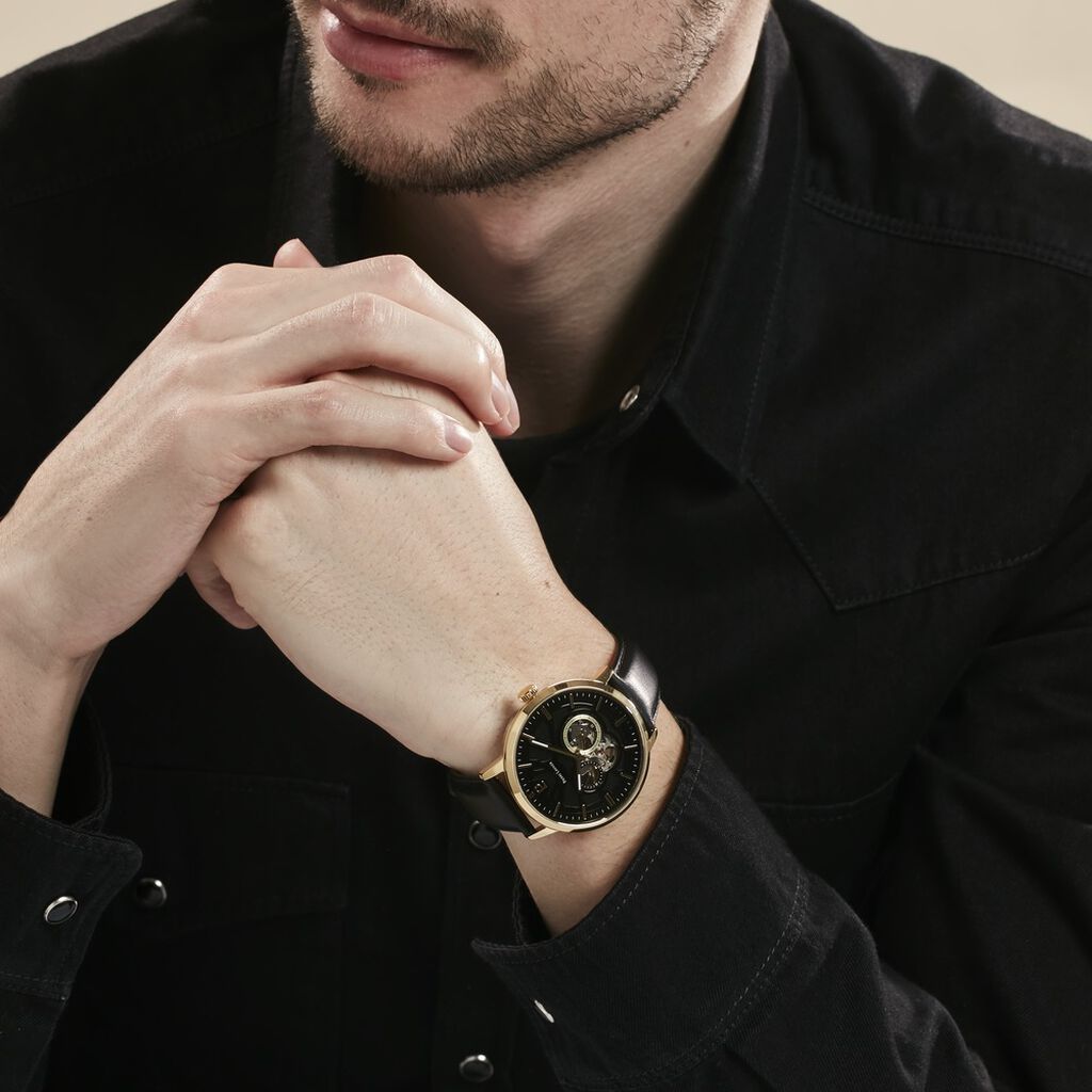 Montre Pierre Lannier Trio Noir