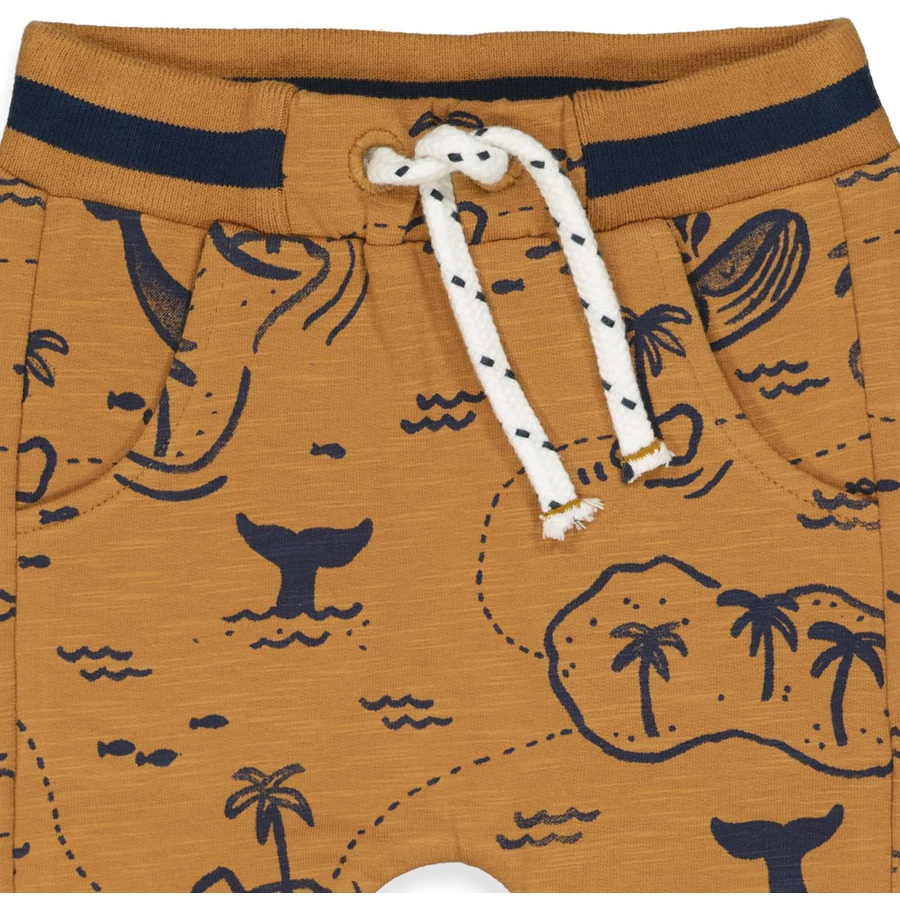 Feetje Sweathose No Waves No Fun Camel