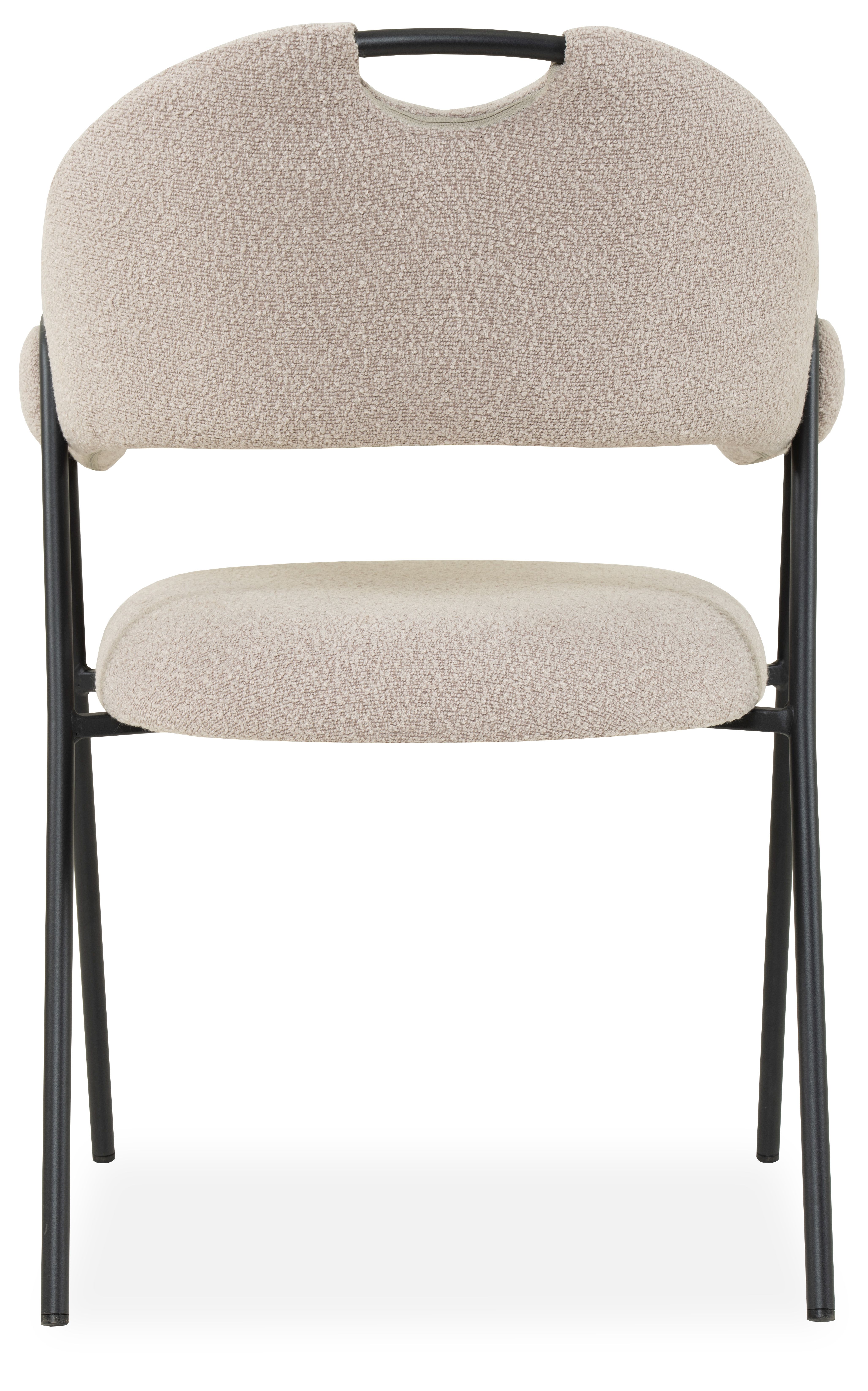 Eetkamerstoel touch naturel Lola B58 x D60 x H84 cm