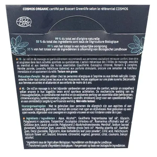 Ladrome Arti'Relax Roll'On Massage Orgânico 100ml