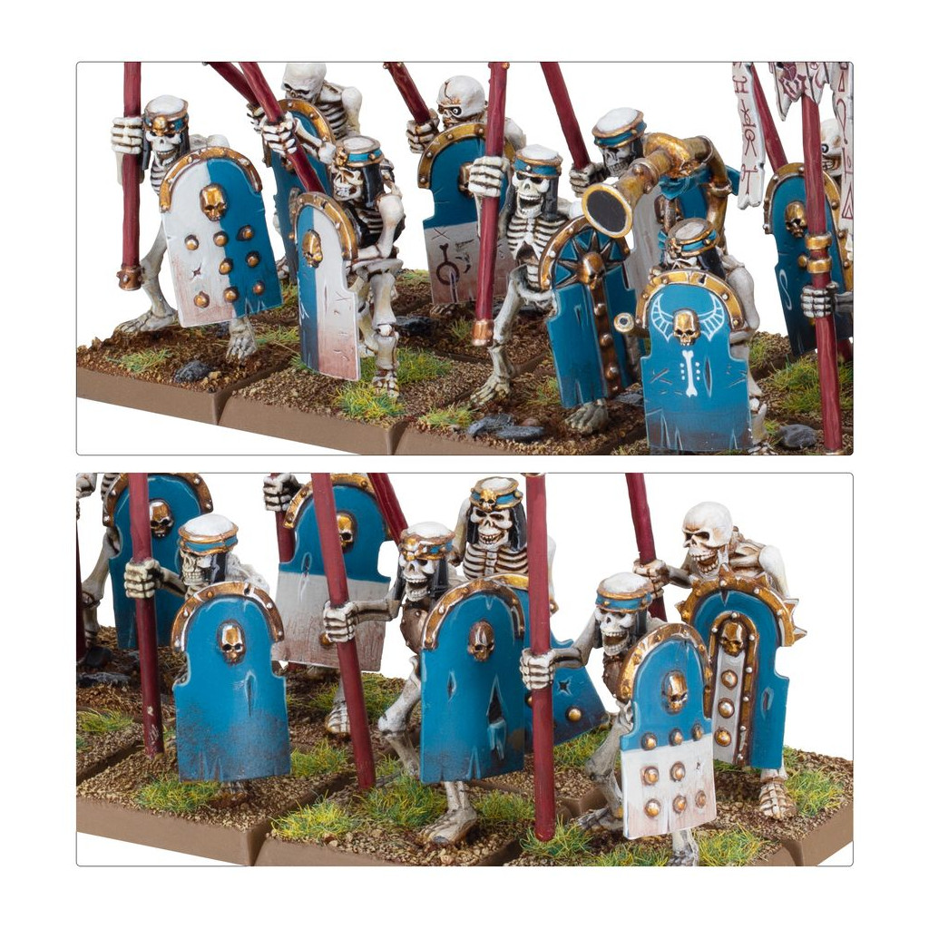 Warhammer - The Old World : Roi des Tombes de Khemri - Guerriers / Archers Squelettes