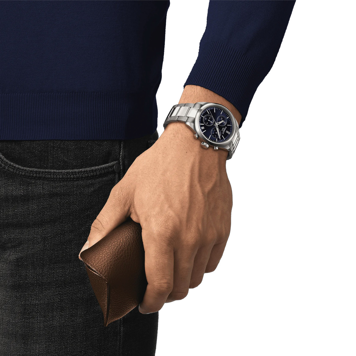Montre TISSOT T-classic homme bracelet acier inoxydable