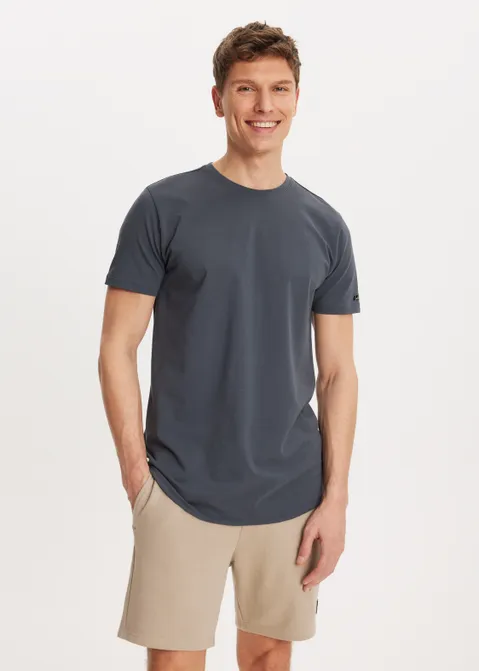 Basic t-shirt blauw (BLW.M)