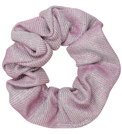 Creamie H?relastikker - Scrunchies - 2-Pak - Sort/Lilla m. Glimm