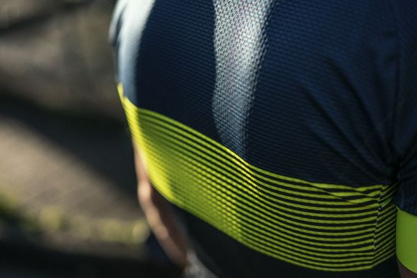 Rogelli Boost Cykeltrøje, Blue/Fluor